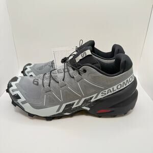 Salomon Men’s Speedcross 6 Black Trail Running Shoe- Size 8.5